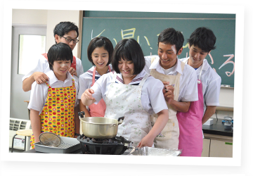 グルメコンテストに向けて料理の練習